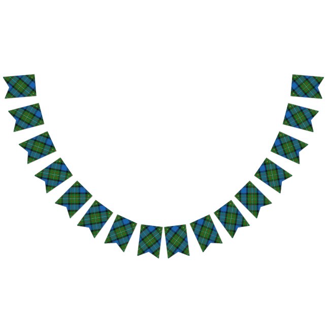 Scottish Clan Fergusson Ferguson Tartan Bunting (All)