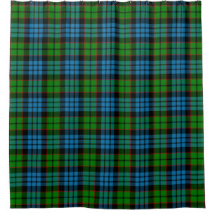 Scottish Clan Fletcher Tartan Plaid Shower Curtain