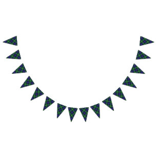 Scottish Clan Forbes Tartan Bunting