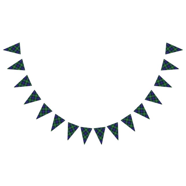 Scottish Clan Forbes Tartan Bunting (All)