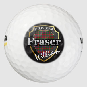 Scottish Clan Fraser of Lovat Personalise Name Golf Balls