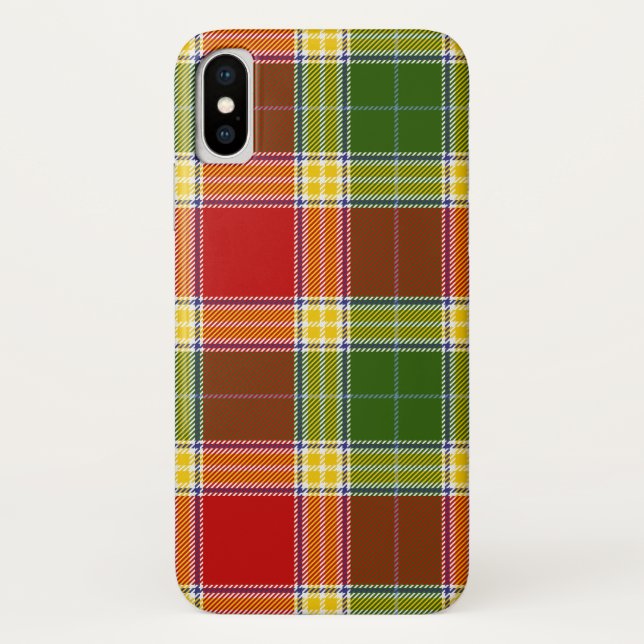 Scottish Clan Gibson Tartan Plaid Case-Mate iPhone Case (Back)
