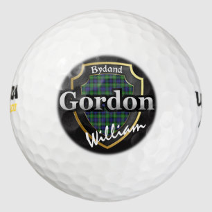 Scottish Clan Gordon Personalise Your Name Golf Balls