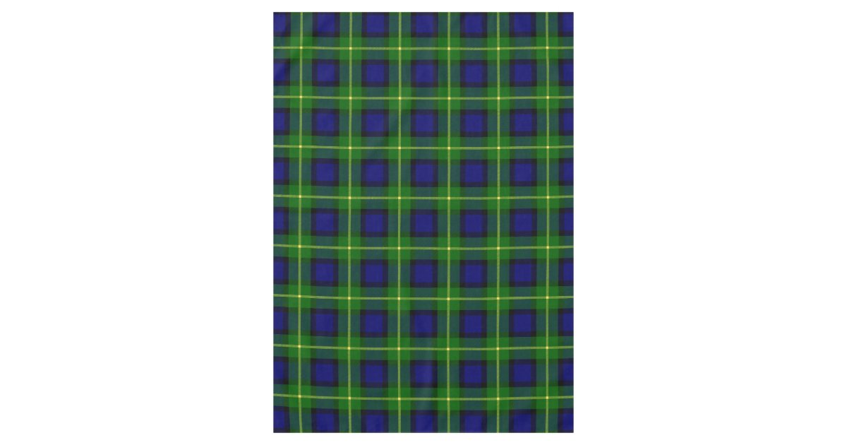Scottish Clan Gordon Tartan Plaid Tablecloth | Zazzle