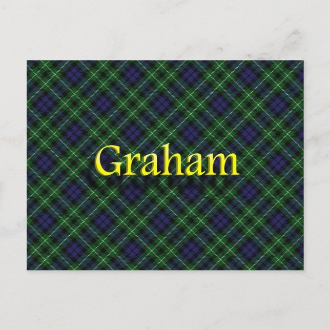 Scottish Clan Graham Postcard (Front)