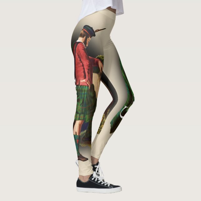 Scottish Clan Gunn By R. R. McIan Leggings (Right)
