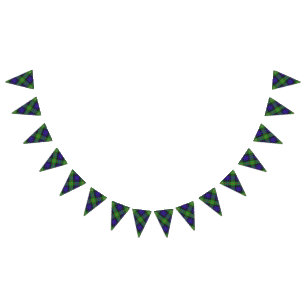 Scottish Clan Gunn Tartan Bunting