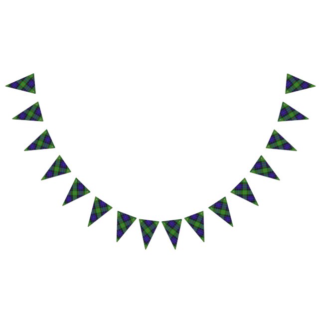 Scottish Clan Gunn Tartan Bunting (All)