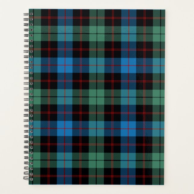 Scottish Clan Guthrie Tartan Plaid Planner (Front)