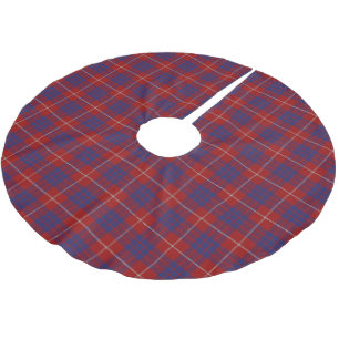 Scottish Clan Hamilton Tartan Brushed Polyester Tree Skirt
