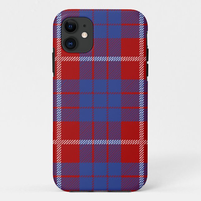 Scottish Clan Hamilton Tartan Plaid Case-Mate iPhone Case (Back)