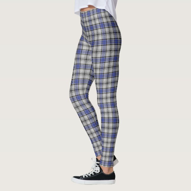 Scottish Clan Hannay Tartan Leggings (Left)