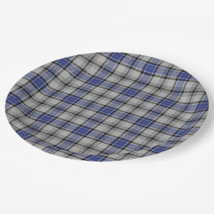 Scottish Clan Hannay Tartan Paper Plate