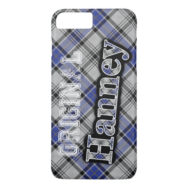 Scottish Clan Hanney Hannay Tartan Case-Mate iPhone Case (Back)