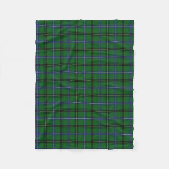 Scottish Clan Henderson Classic Tartan Fleece Blanket (Front)