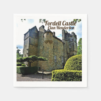 Scottish Clan Henderson Fordell Castle Napkin