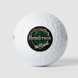 Scottish Clan Henderson Personalise Your Name Golf Balls