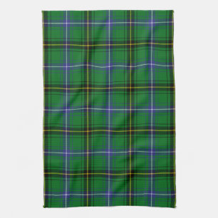 Scottish Clan Henderson Tartan Plaid Tea Towel