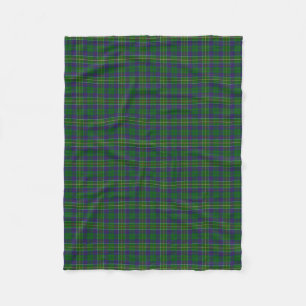 Scottish Clan Hunter Classic Tartan Fleece Blanket