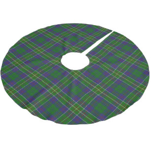 Scottish Clan Hunter Tartan Brushed Polyester Tree Skirt