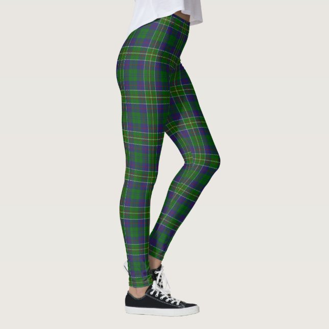 Scottish Clan Hunter Tartan Leggings (Right)