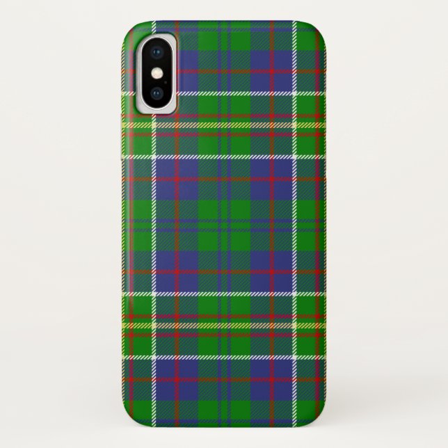 Scottish Clan Hunter Tartan Plaid Case-Mate iPhone Case (Back)