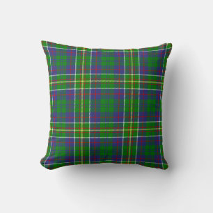 Scottish Clan Hunter Tartan Plaid Cushion