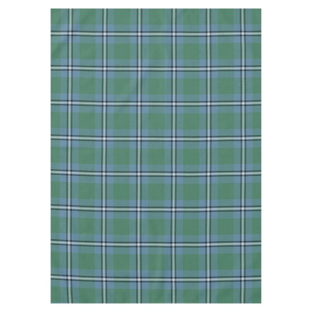 Scottish Clan Irvine of DrumTartan Plaid Tablecloth (Front)