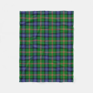 Scottish Clan Jones Tartan Plaid Fleece Blanket