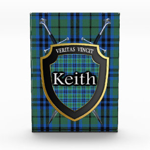Scottish Clan Keith Tartan Photo Block