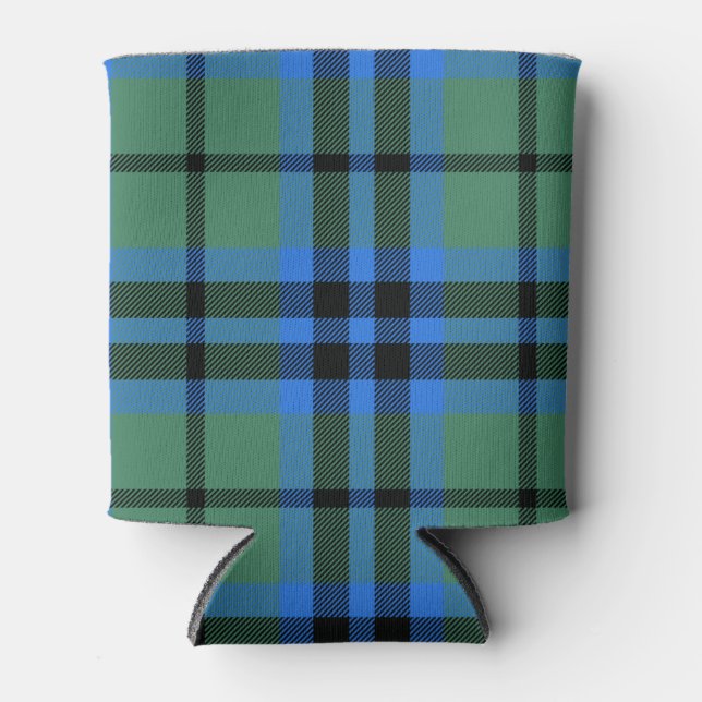 Scottish Clan Keith Tartan Plaid Can Cooler (Front)