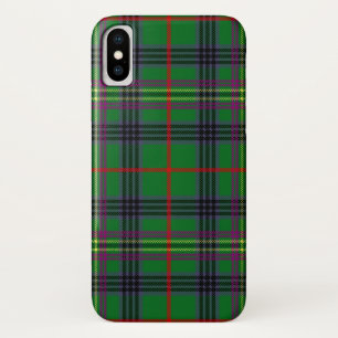 Scottish Clan Kennedy Tartan Plaid iPhone X Case