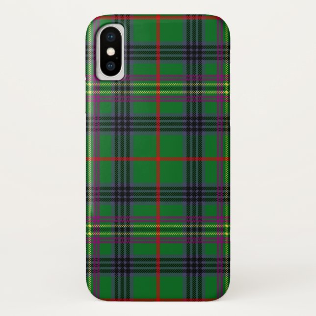 Scottish Clan Kennedy Tartan Plaid Case-Mate iPhone Case (Back)