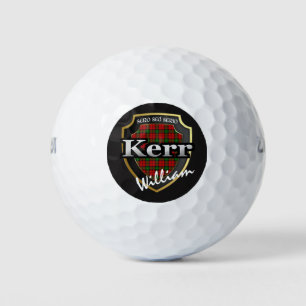 Scottish Clan Kerr Personalise Your Name Golf Balls