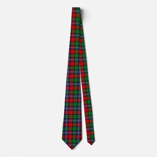Scottish Clan Kilgore Tartan Plaid Tie (Front)