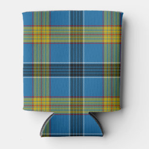 Scottish Clan Laing Tartan Plaid Can Cooler