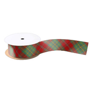 Scottish Clan Leask Tartan Satin Ribbon