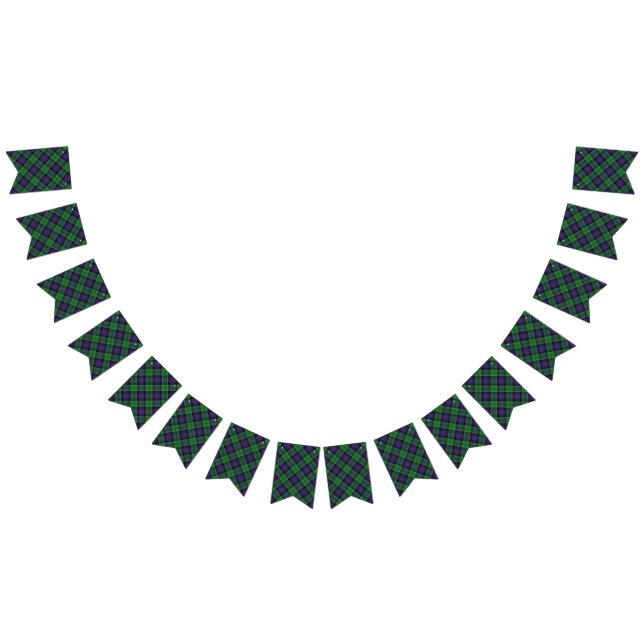 Scottish Clan Leslie Hunting Tartan Bunting (All)