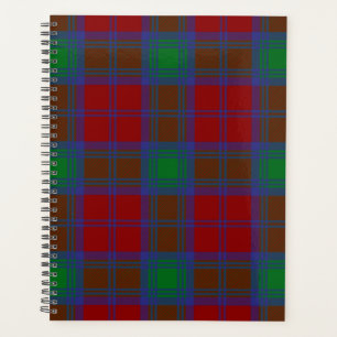 Scottish Clan Lindsay Tartan Plaid Planner