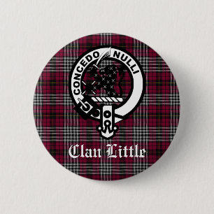 Scottish Clan Little Crest Badge and Tartan Custom