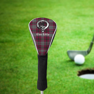 Scottish Clan Little Crest Badge and Tartan Custom Golf Head Cover