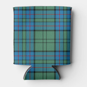 Scottish Clan Lockhart Tartan Plaid Can Cooler