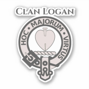 Scottish Clan Logan Crest Badge Sticker