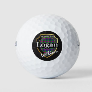 Scottish Clan Logan Personalise Your Name Golf Balls