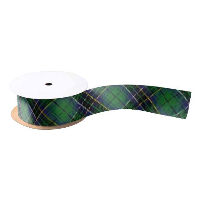Scottish Clan MacAlpine MacAlpin Tartan Satin Ribbon (Spool)