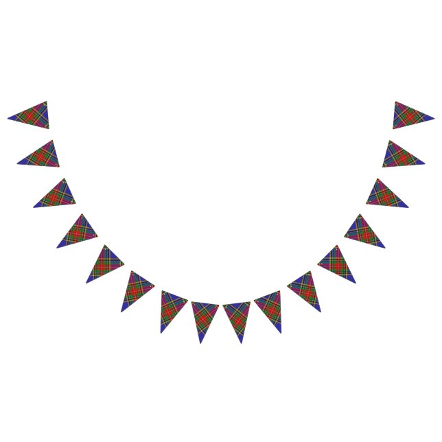 Scottish Clan MacBeth Tartan Bunting (All)
