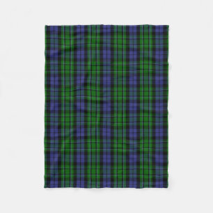 Scottish Clan MacCallum Tartan Plaid Fleece Blanket