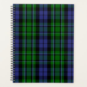 Scottish Clan MacCallum Tartan Plaid Planner