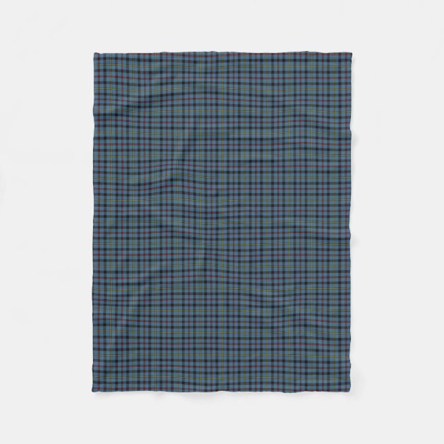 Scottish Clan MacCrimmon Classic Tartan Fleece Blanket (Front)