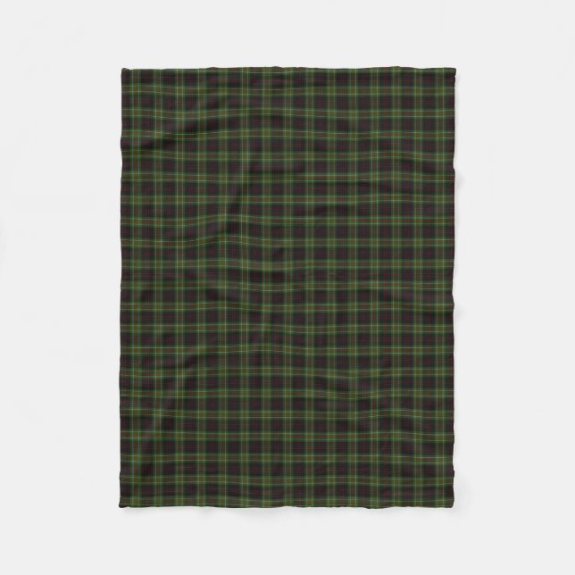 Scottish Clan MacDiarmid Classic Tartan Fleece Blanket (Front)